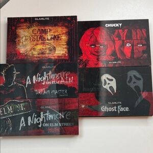Glamlite x spooky palette bundle - Friday the 13th, Chucky, nightmare on elm st